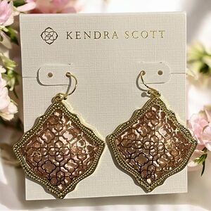 Kendra Scott Gold Filigree Earrings